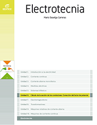 Unidad 6 - Cálculo de la sección de los conductores. Corrección del factor de potencia (Electrotecnia)